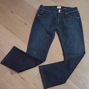 EUC Hudson Jeans Women's sz 28 Beth Baby Boot Mid Rise Denim Jeans